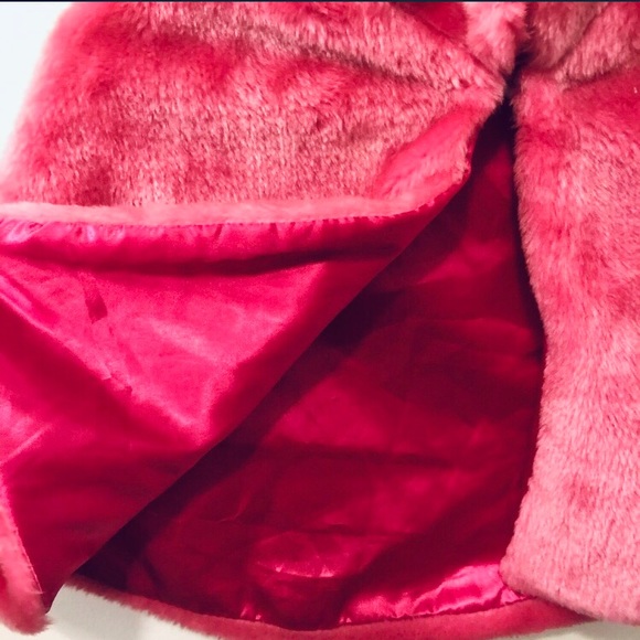 Very fancy kids pink poncho - Picture 3 of 3